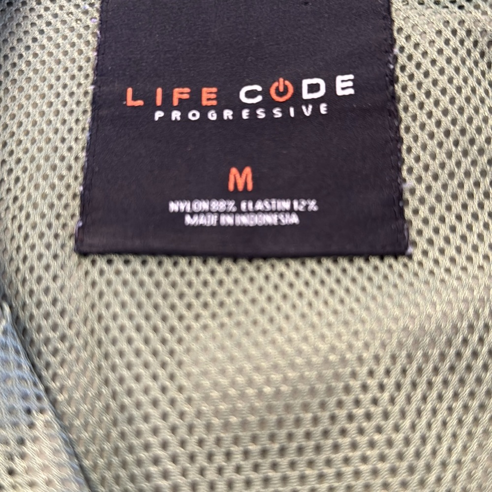 Progressive Life Code Olive Tactical Windbreaker Size Medium - Picture 10 of 12